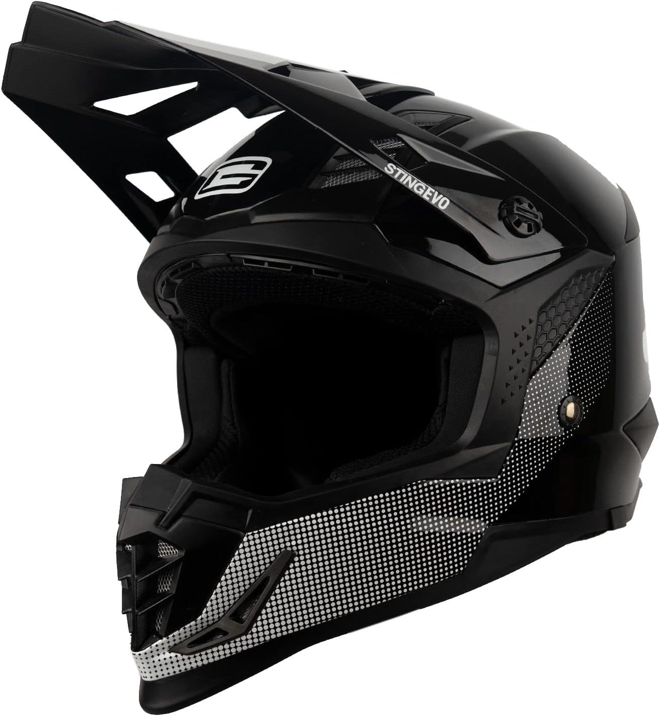 G-Mac Sting Evo Full Face Off Road MX Enduro Motorbike ACU Approved Helmet