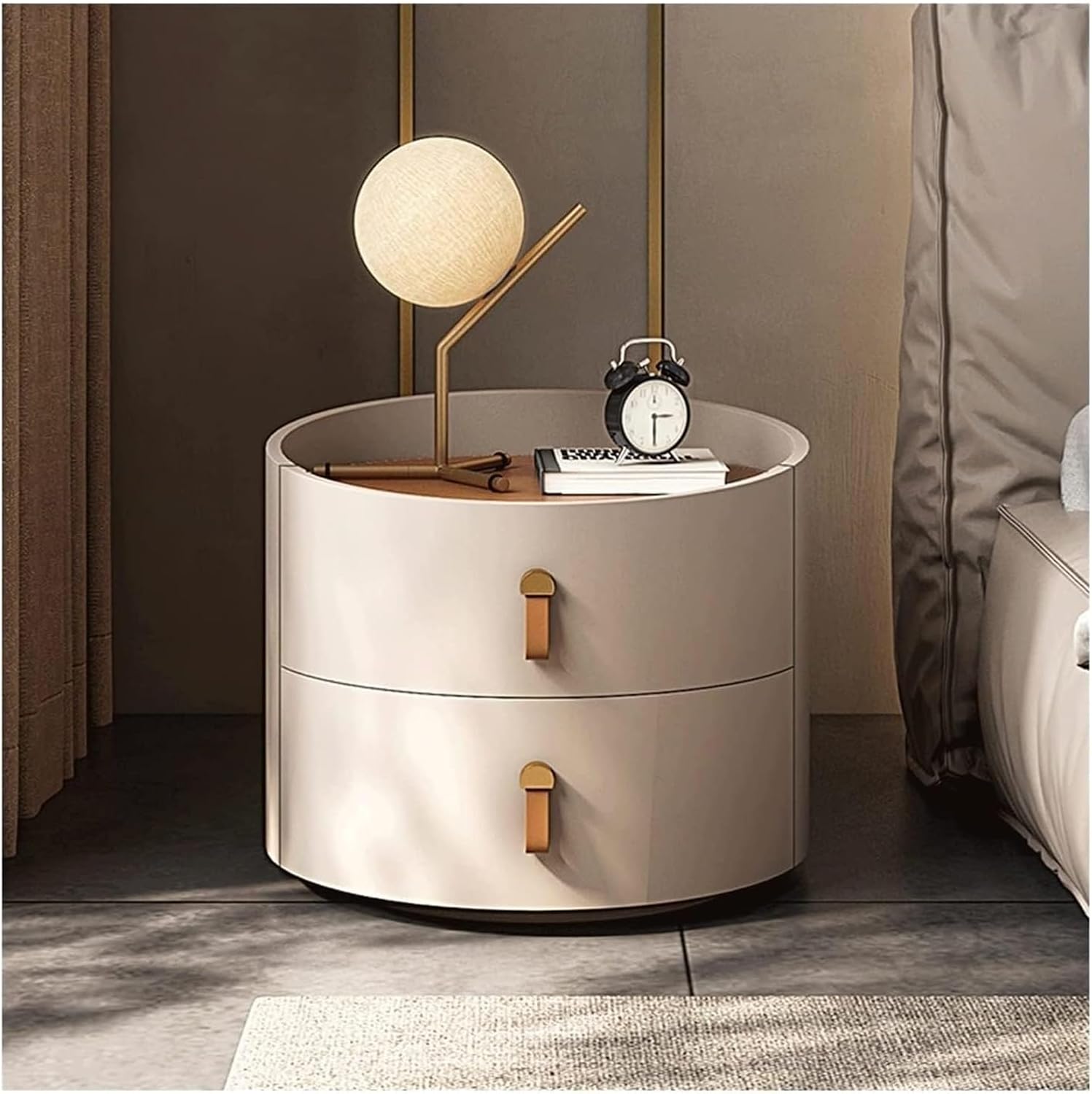 Breaklock 引き出し付きベッドサイドテーブル・ナイトテーブル・木製