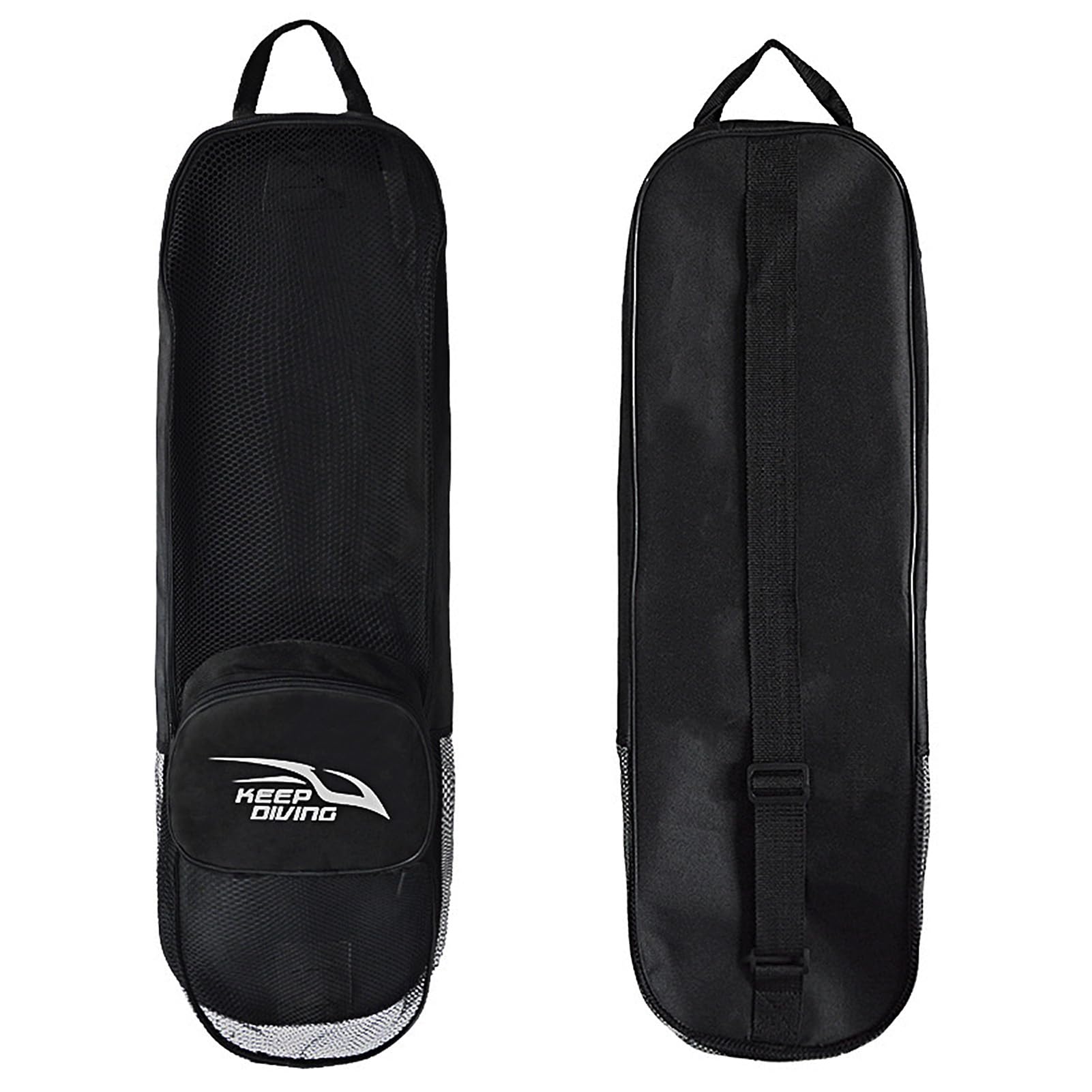 Taucherflossen Tasche Tragbare Tauchflossentasche PVC-Flossenschutztasche mit Schultergurt zum Gerätetauchen