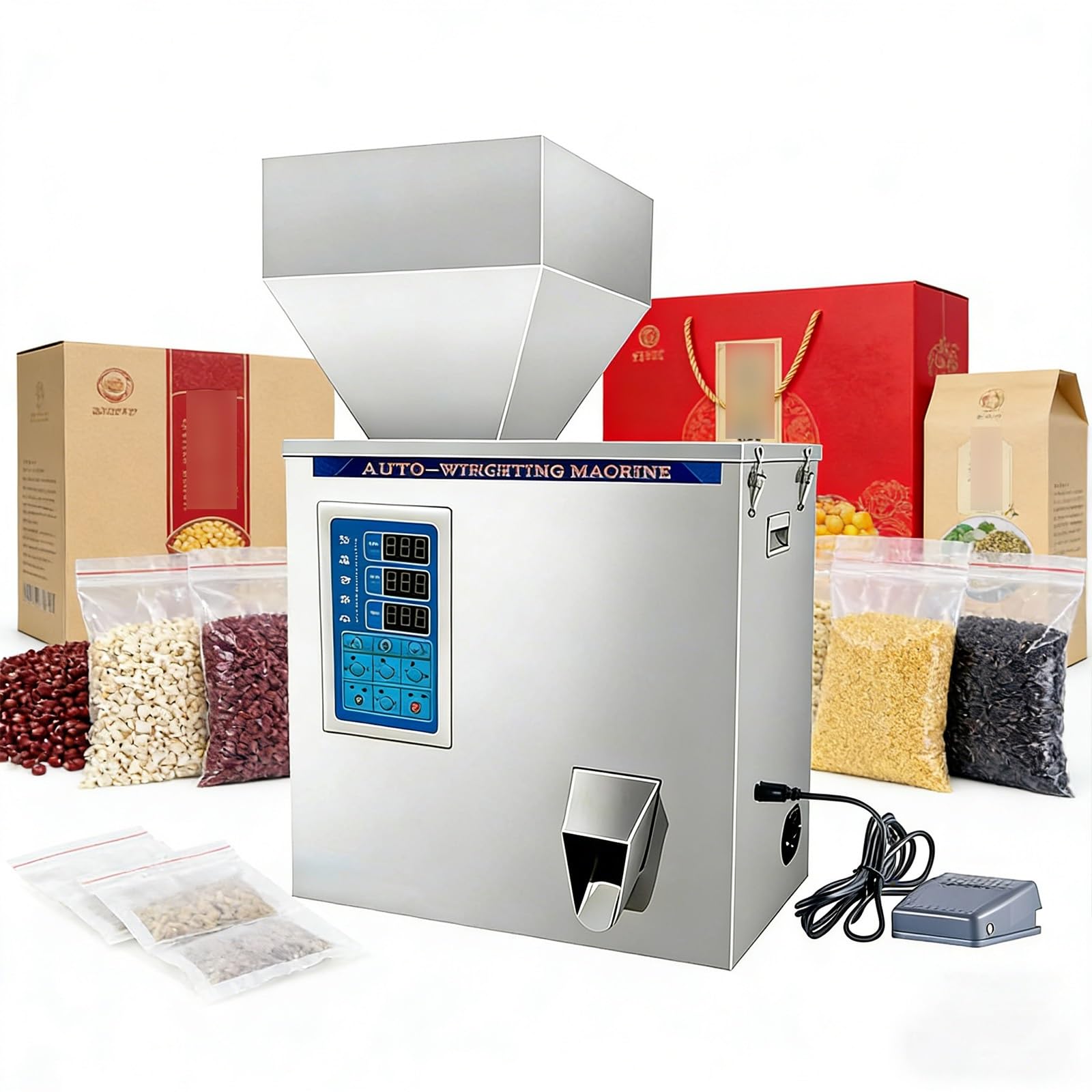 Machine de remplissage pour emballage en vrac de café et épices maison
