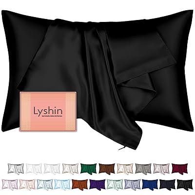 Mulberry Silk Pillow Cases 2 Pack Standard Size 20x26 Inches with Hidden Zipper, Ultra Smooth and Soft Breathable Cooling Silk Satin Pillowcase Set of 2, Better for Hair and Skin, Gifts for Women Men