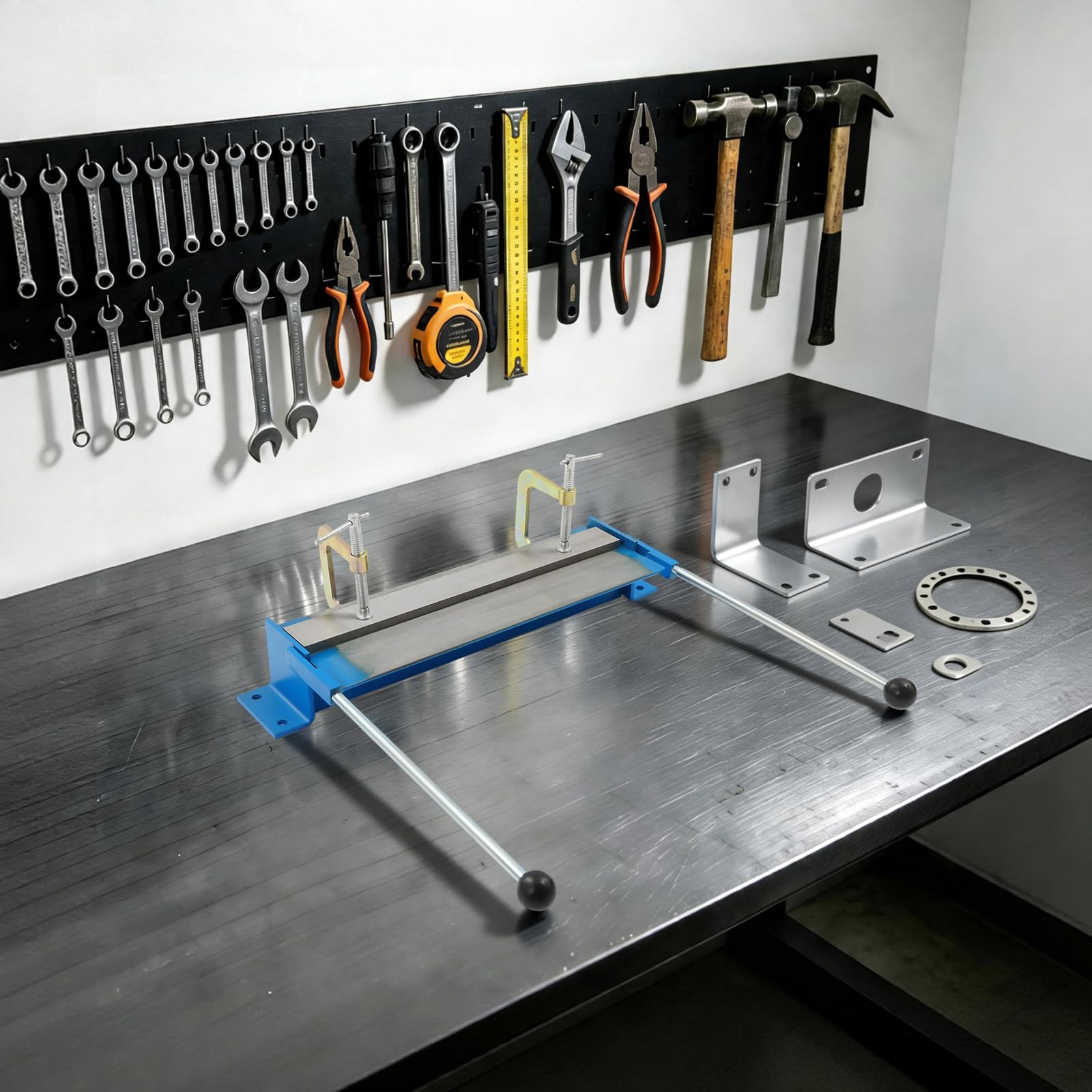 Morsa manuale per piegatura in lamiera, 460 mm, 90°, 0,8 mm