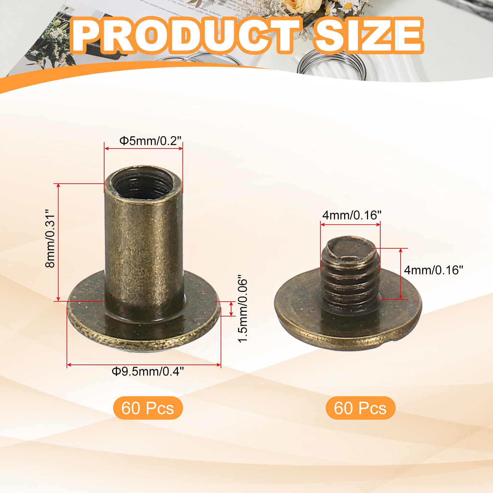 PATIKIL Chicago Screws - Image 2