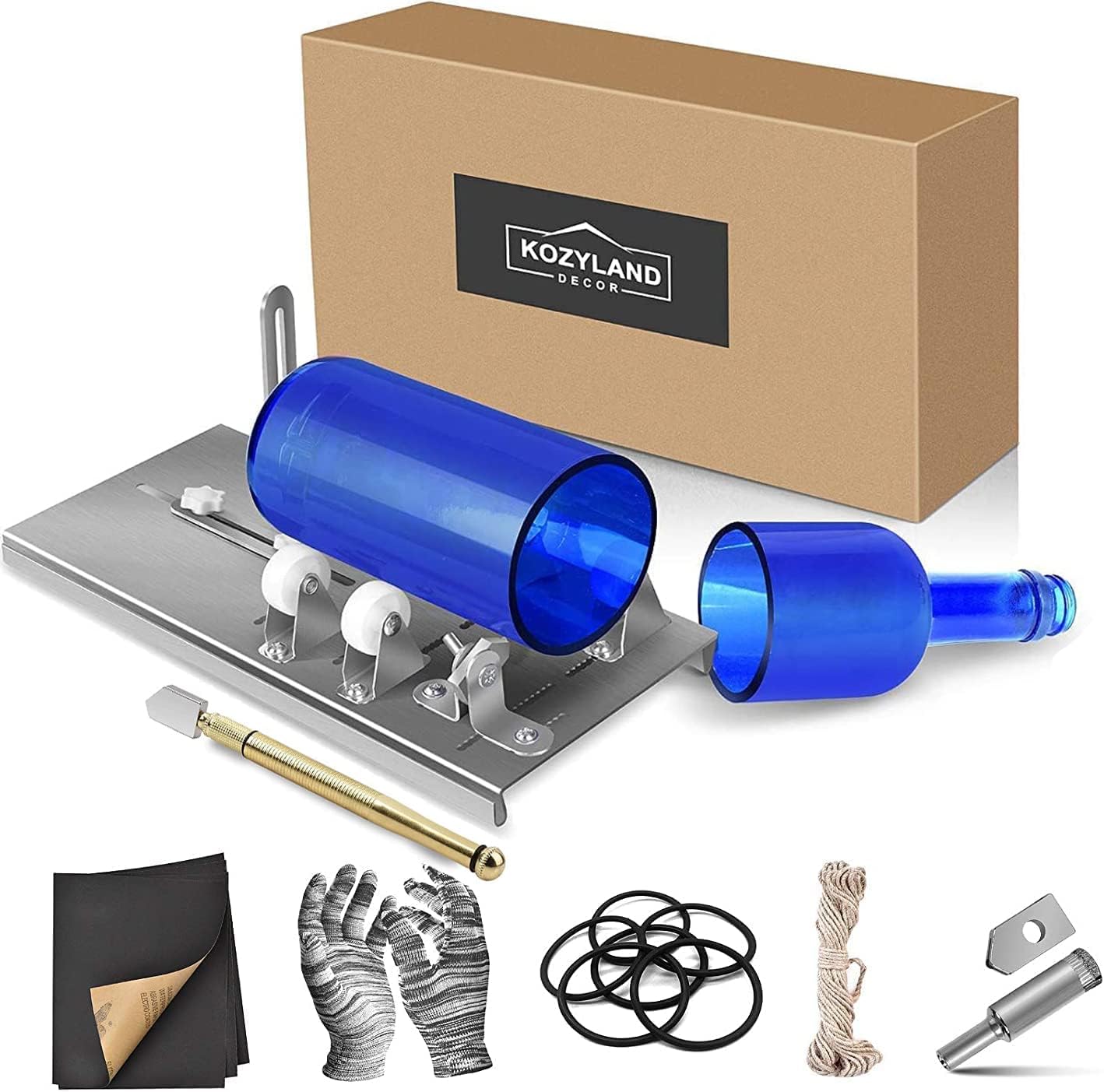 Bottle Cutter & Glass Cutter Kit, DIY Machine for Cutting Wine, Beer, Liquor…Any Glass or