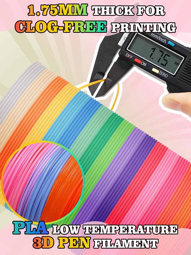 Filamento para lapicera 3D PLA Biubee 20 colores 1.75 mm miniatura 3