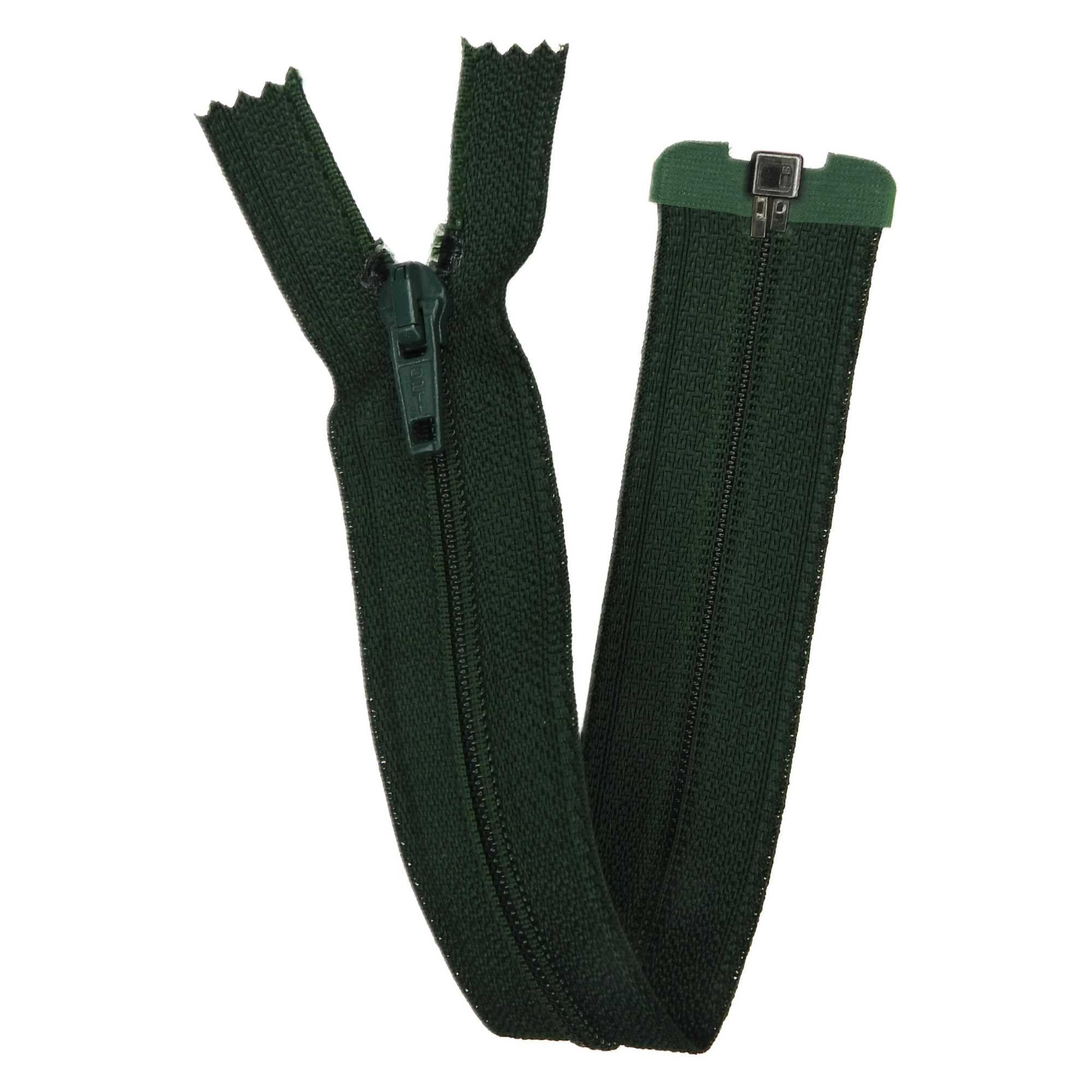 Simon Browne Crafts Open End Zip 26 inch Nylon No5 66cm Coat Jacket 27 Colours BUY 1 or 2 Zips 654D, 5968 Bottle Green Dark, 2