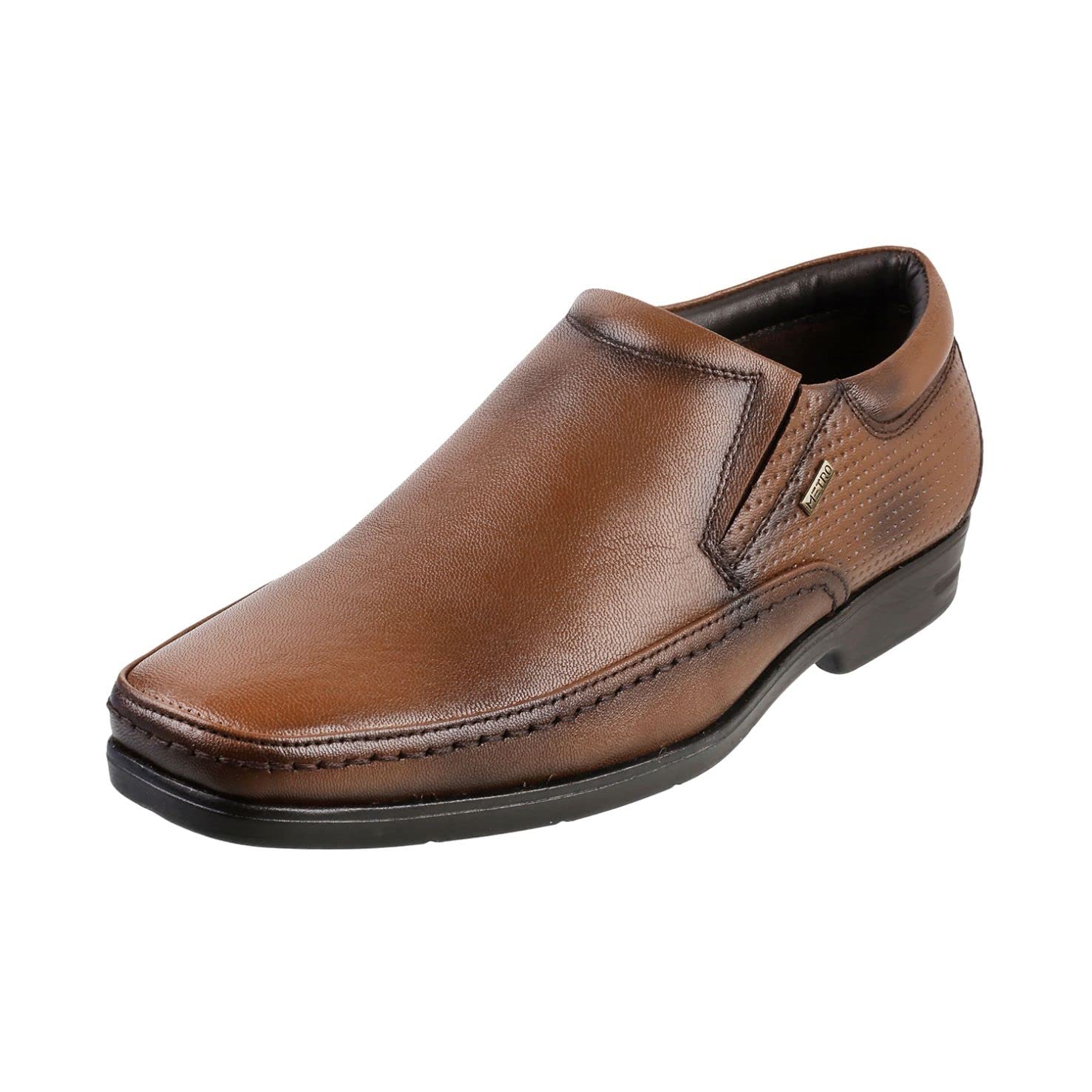 Metro Mens Leather Tan Mocassin (Size (11 UK (45 EU)) (B0B7F3R8SX) Amazon Price History, Amazon Price Tracker