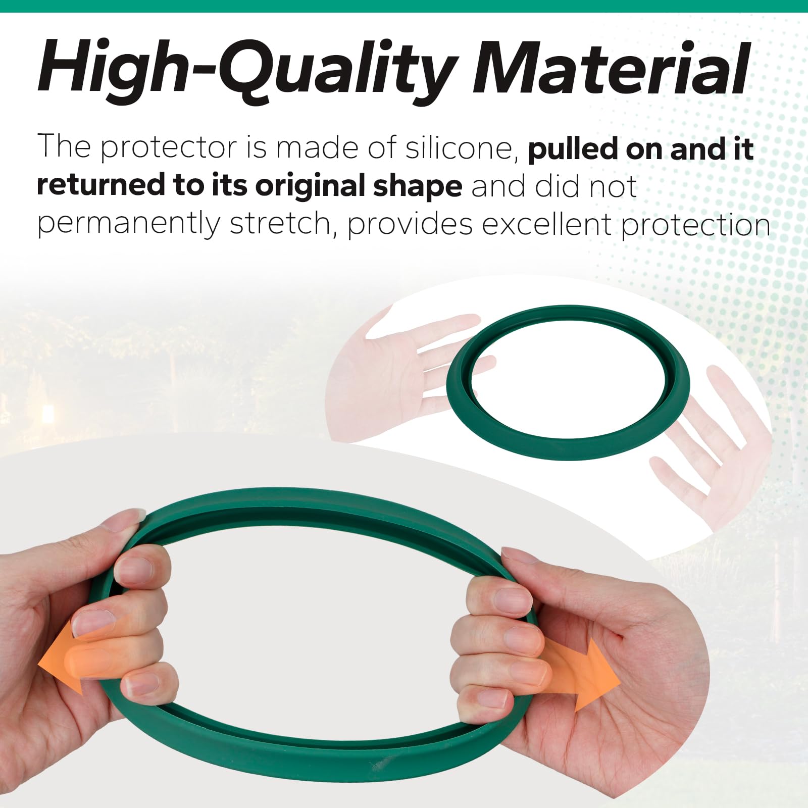 FATCANMA Camping Kerosene Lamp Silicone Base Protector Suitable for Coleman Lanterns Models 220.228.236.237.252,639 - Protects Against Scratches and Enhances Stability (Green)