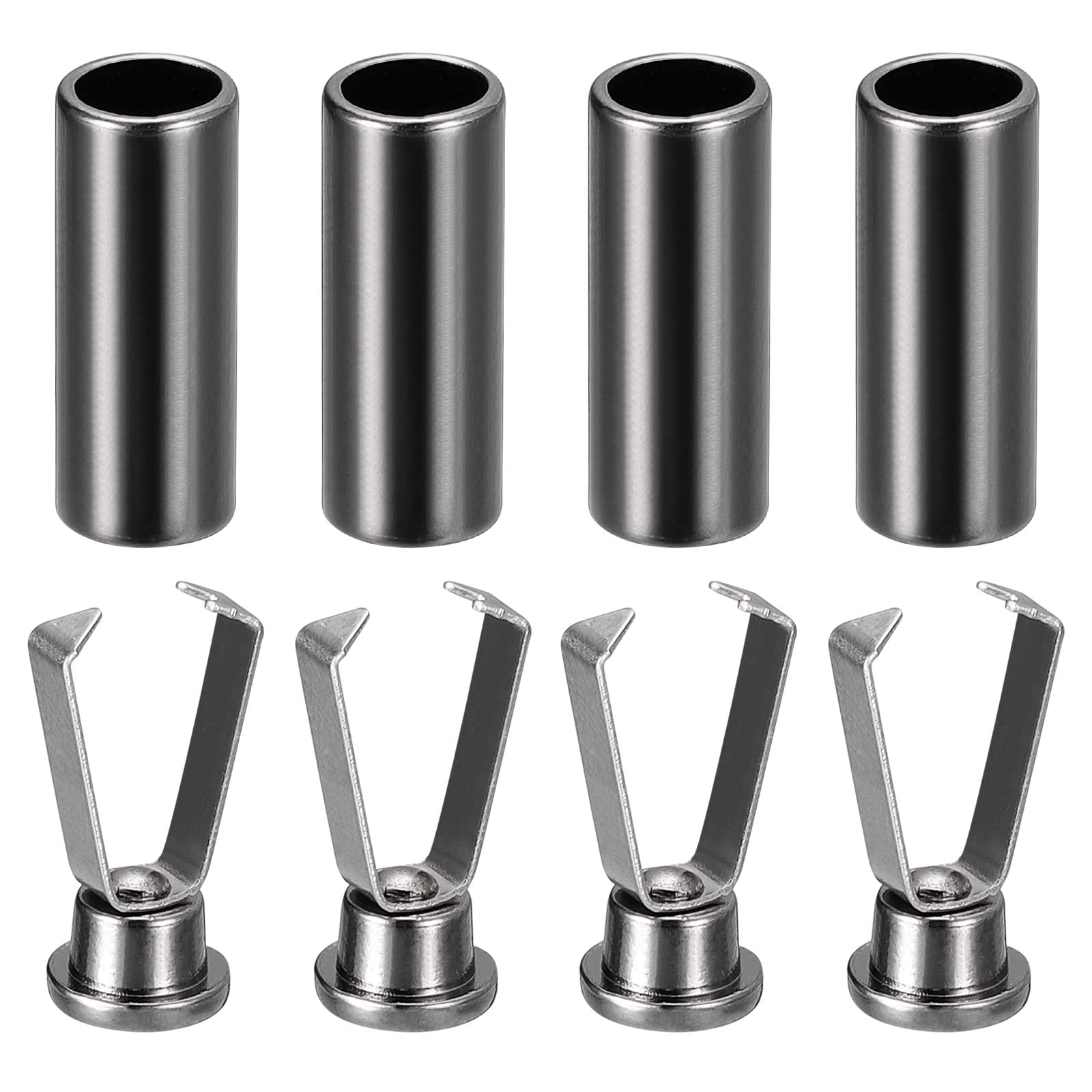 最終値下げ!金属 靴紐チップ ネジ靴紐チップ 7 mm シルバー 10個