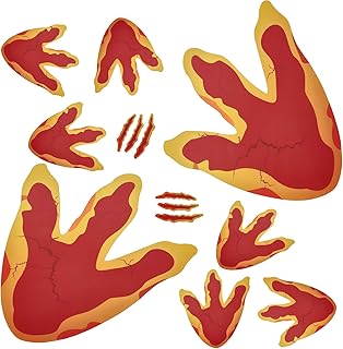 72 Dinosaur Footprints Peel and Stick Decals - Dinosaur Wall Stickers - Footprints for Classroom Footprints Decorations - Floor Decals - Dinosaur Track Stickers – Dino Decorations Dinosaur Party