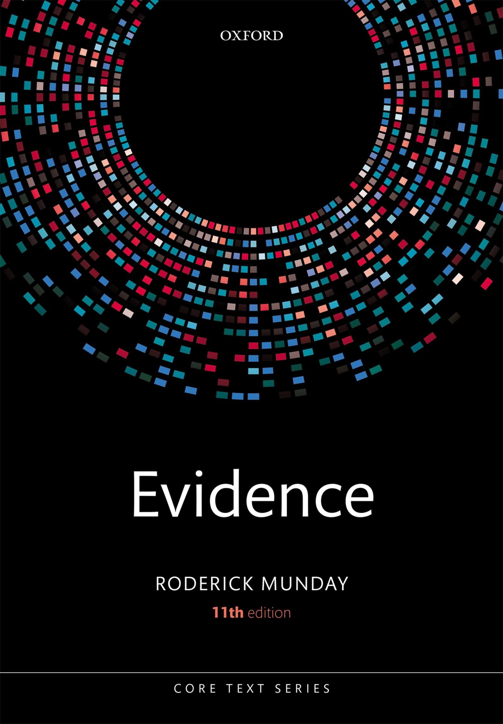 Evidence Core Texts Series by Roderick  Munday PAPERBACK 9780192895660
