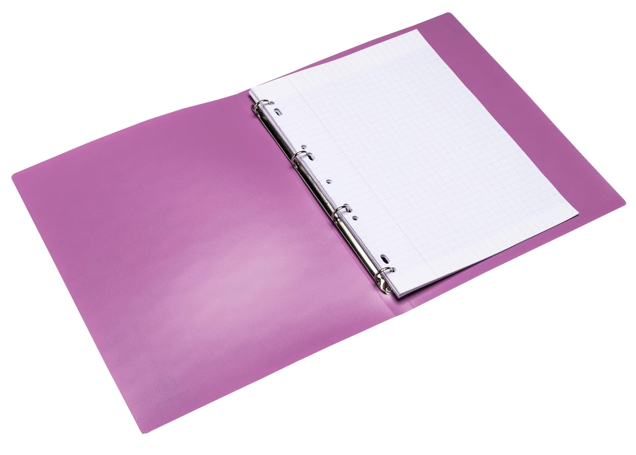 Exacompta 20 flexible Ringbücher Pop'n Co Recycling-PP A4 4 Ringe sortiert
