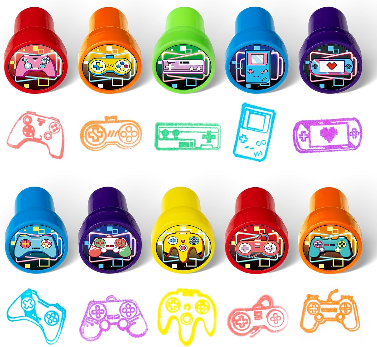 DMIGHT Video Game Party Favors Birthday Supplies for Kids Bags Game On Stuffer Gifts Boys Gamer Party Decorations