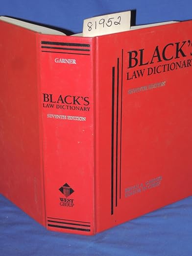 Black's Law Dictionary 7th Edition - Bryan A. Garner