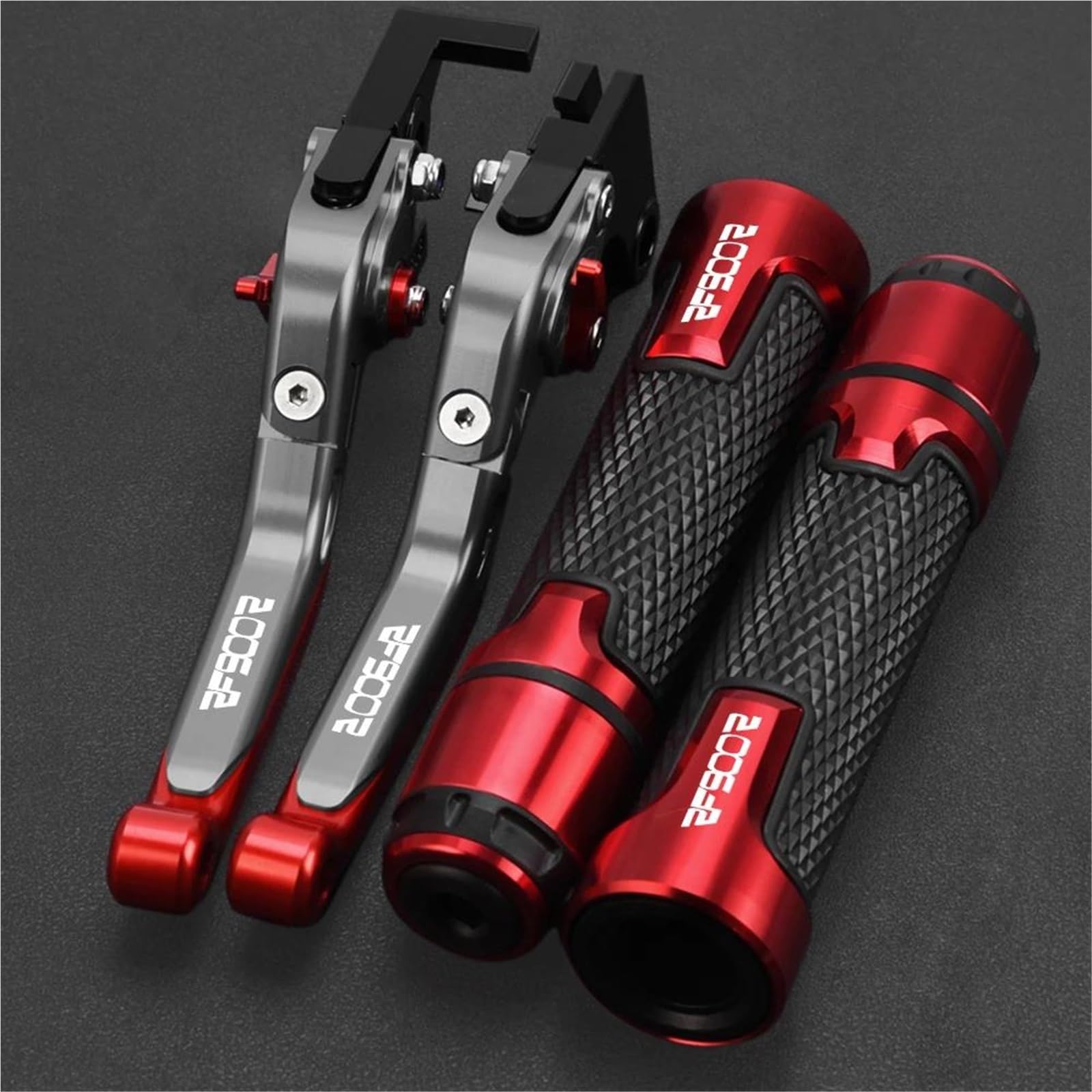 GQUIKGW Replace Pivot Clutch Levers Control Handles Motorcycle Parts Brake Lever Adjustable for Suzuki RF900R RF 900R RF900 R 1994-1997(Red 4)