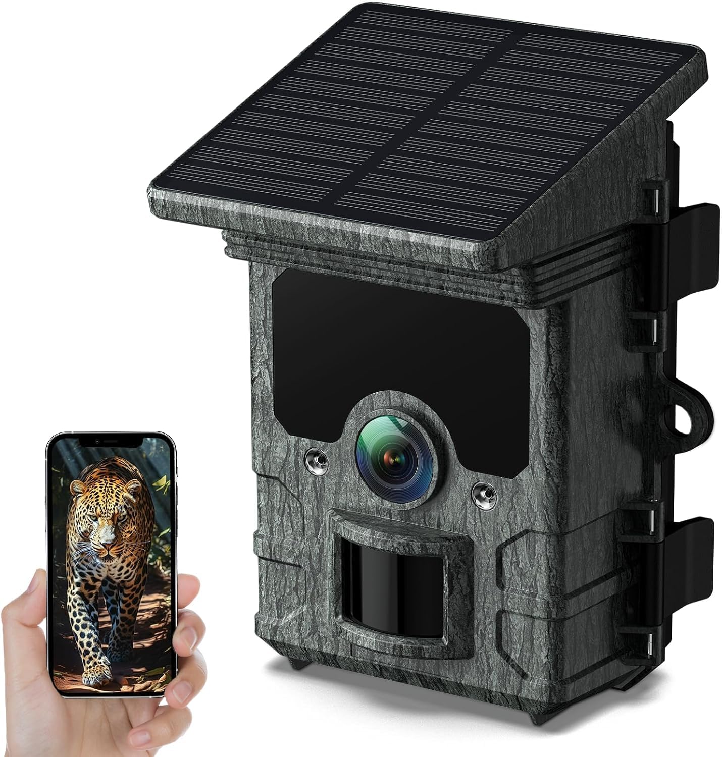 Solar Camera Outdoor Wifi Punvoe Jdl-201 Solar Trail Camera 2K