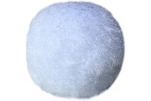 30 Pack White Pom Poms Puff Balls for Arts and Crafts