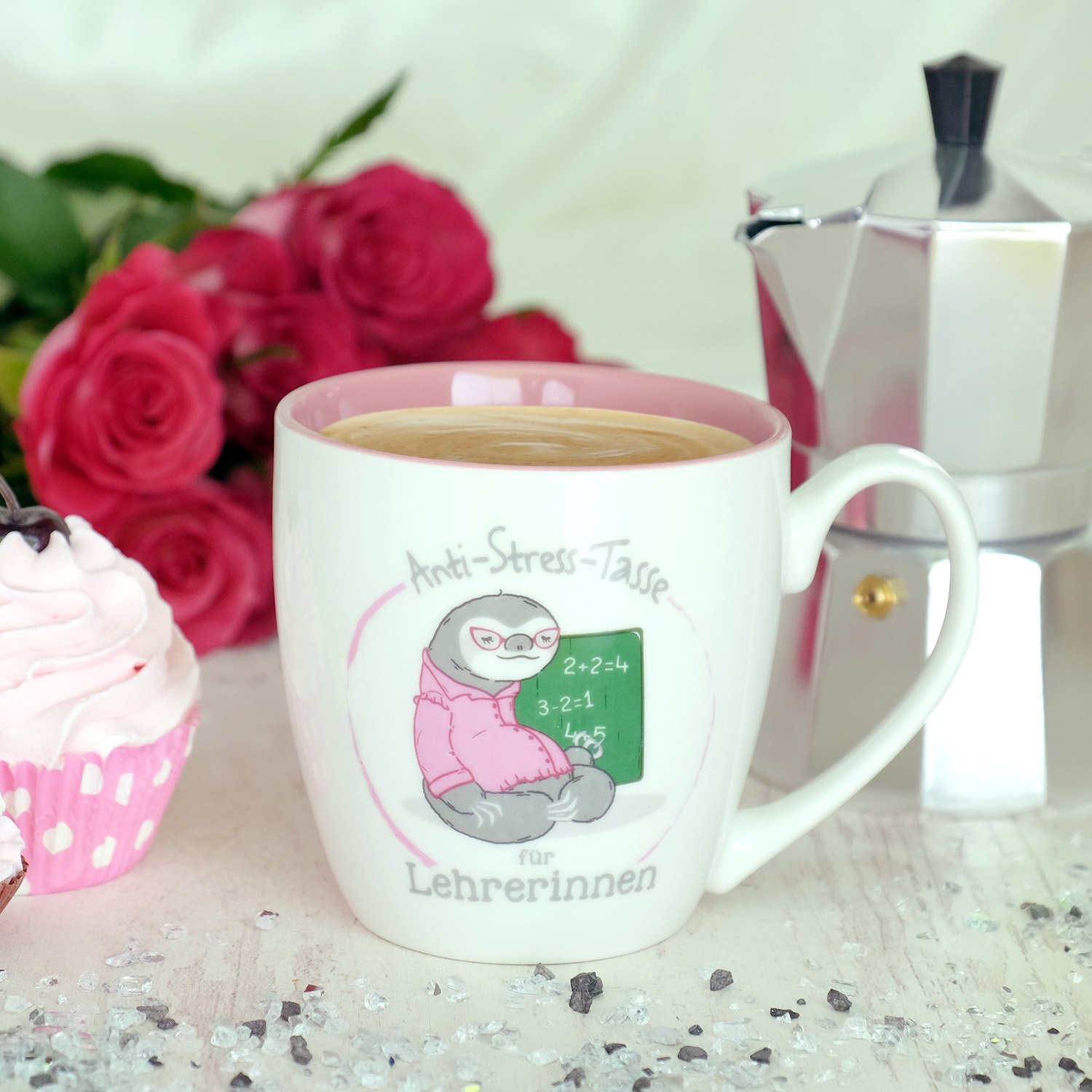 Gruss & Co Anti-Stress-Tasse Motiv "Lehrerin" – Bild 2