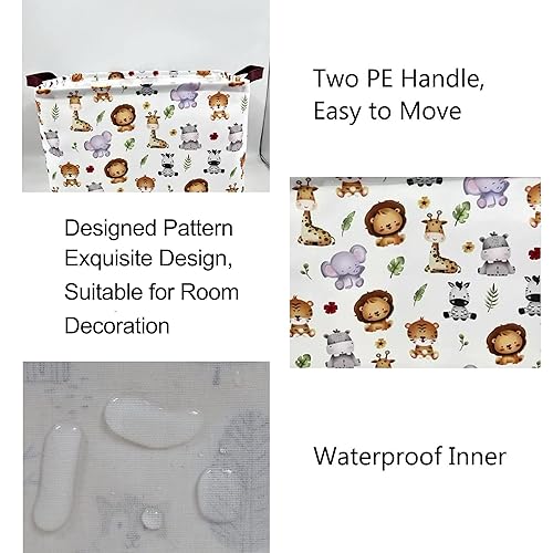 Miniatura 40 de Cestas rectangulares de almacenamiento de tela para niños, juguetes, libros, ropa, mascotas y regalos, perfecto para el hogar, oficina, guardería