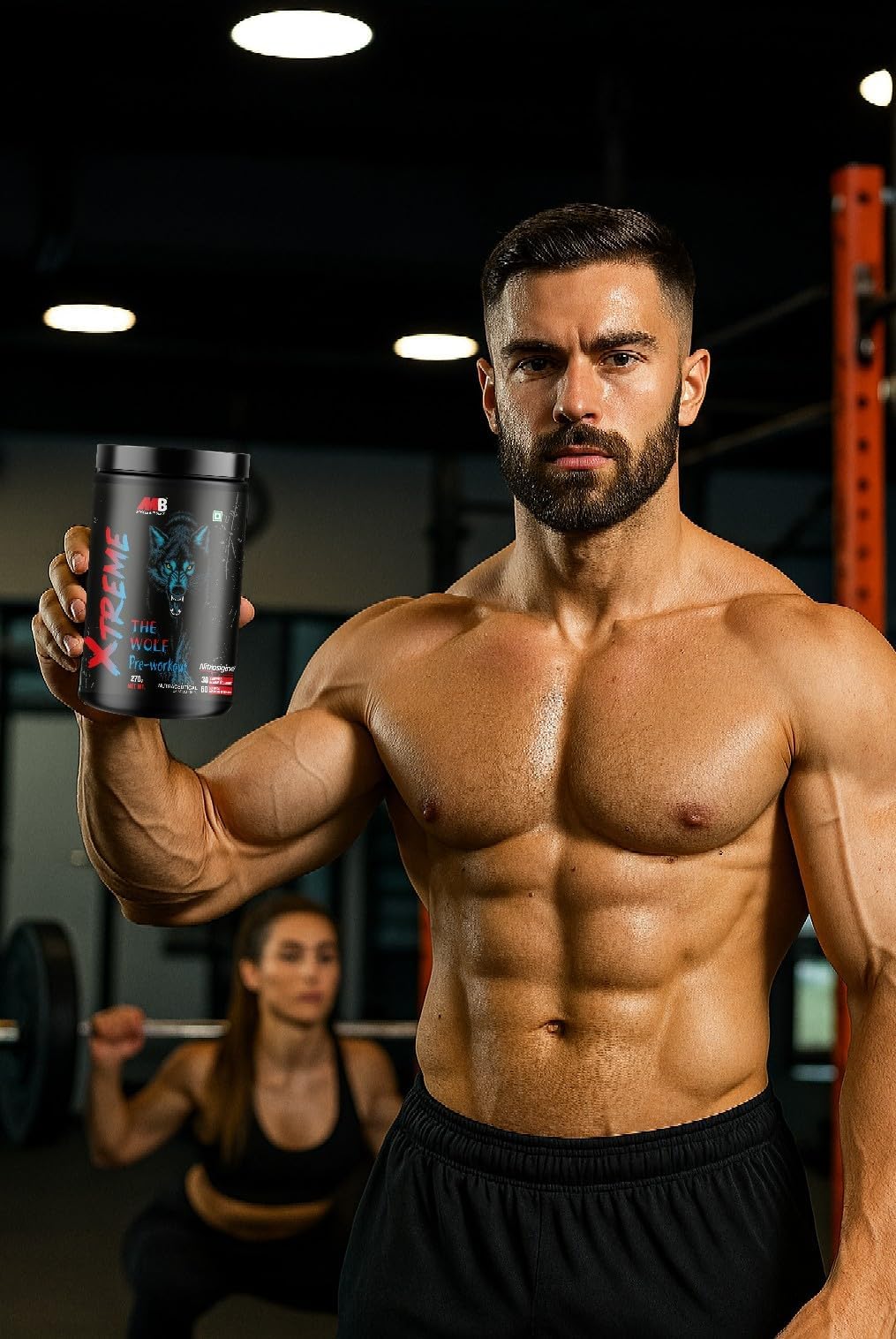 Muscle Builder Advanced Pre-Workout Powder, Increases Blood Flow, Boosts Strength and Explosive Energy, Improves Exercise Performance | Massive Pump | Laser Focus with Nitrosigine - Nitric Oxide Booster & Powerful Preworkout Energy Powder [60 Servings, Strawberry Kiwi] — Amazon image 6