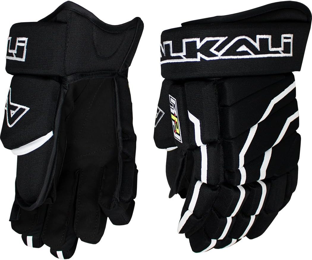 Alkali Visium Senior & Junior Ice Roller Hockey Gloves (11 Inch, Black/White) : Sports & Outdoors