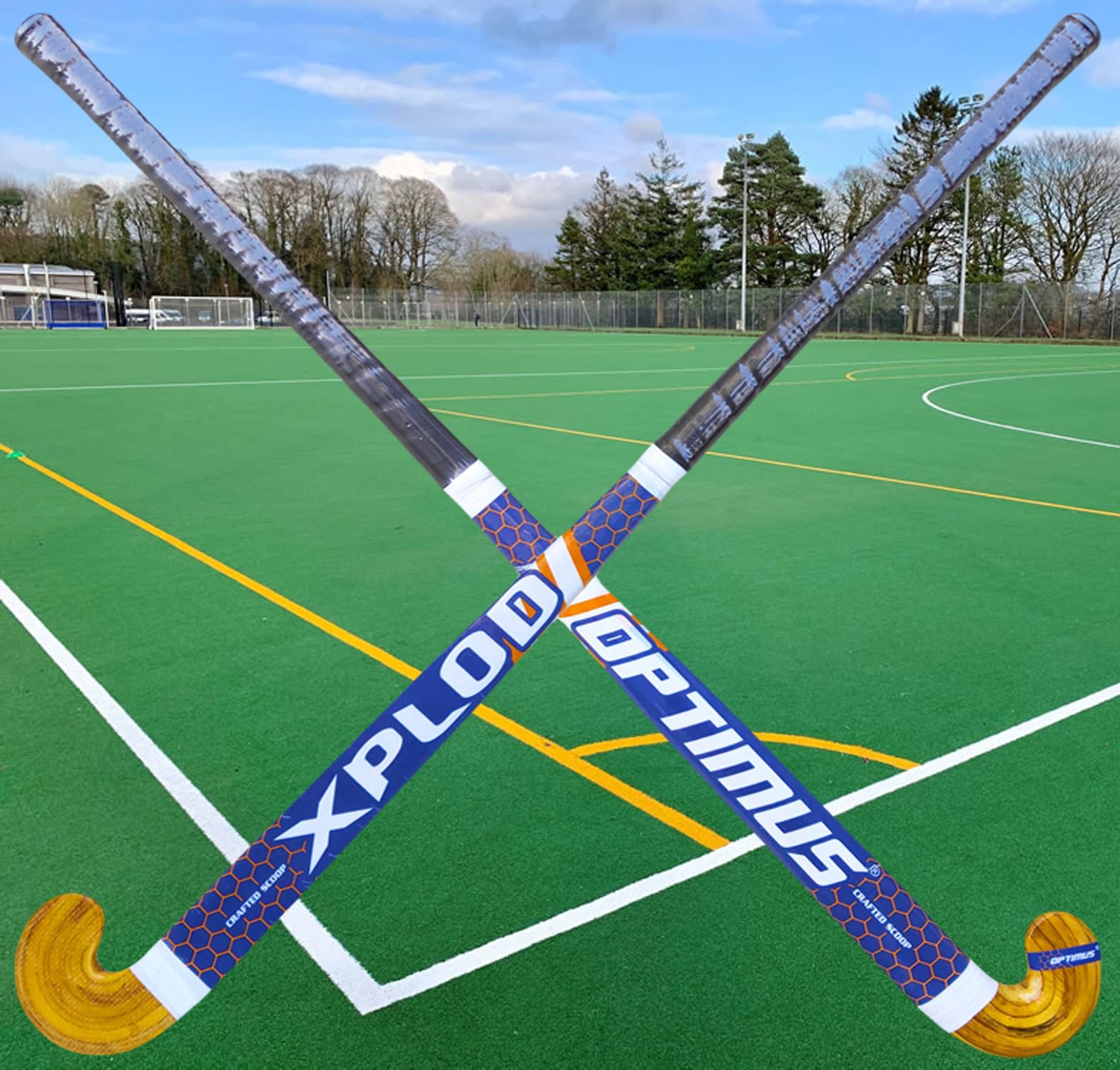 Optimus® Xplod Hockey Stick Fiberglass with Laminated Head- (Seniors) - 37 Inch with Tetron Cover (B0CF9LZ9DS) Amazon Price History, Amazon Price Tracker