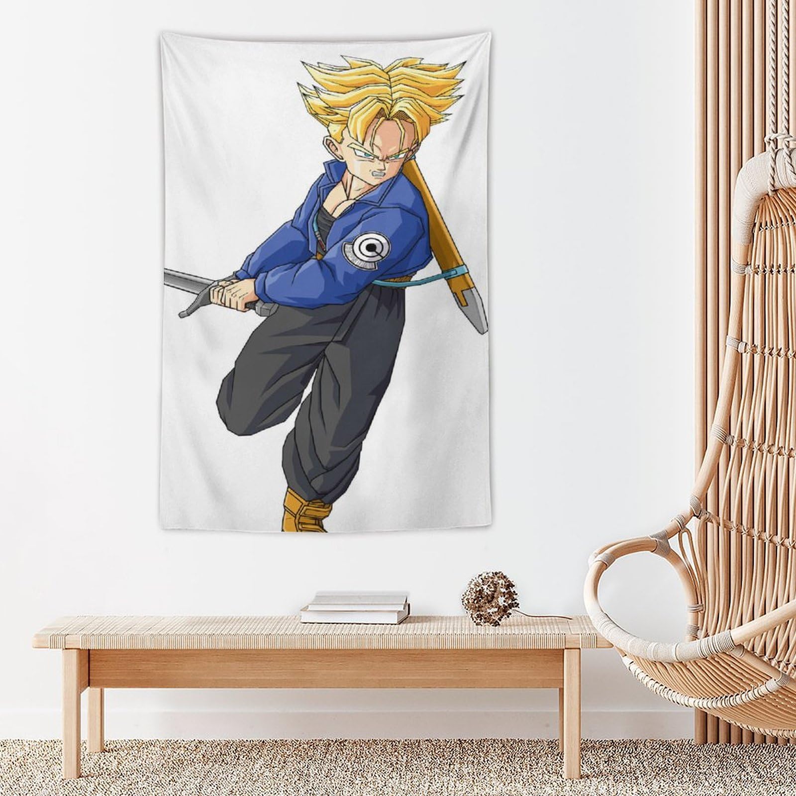 Amazon.co.jp: タペストリー ドラゴンボールZ トランクス 可愛い