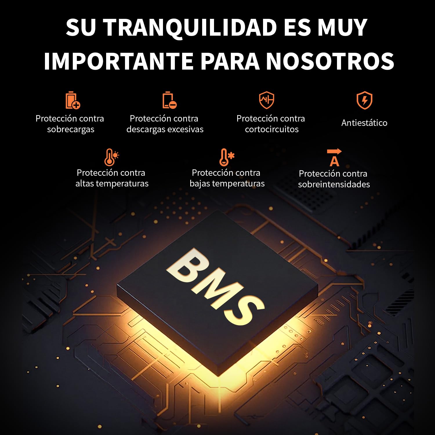 Bateria LiFePO4 12V 100Ah, Bateria Litio con Peso 9.5kg y 98% Eficiencia, Celdas Grado A y BMS 100A, IP65, 4500-16000 Ciclos para Autocaravanas Sistemas Solares (Group24)