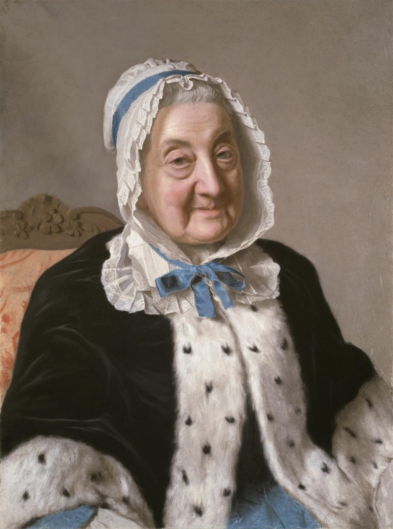 POSTERIIk Famous Animal Posters Vintage Picture Portrait of Marthe Marie Tronchin by Jean Étienne Liotard Modern Wall Decor for Home Decor 60x90cm