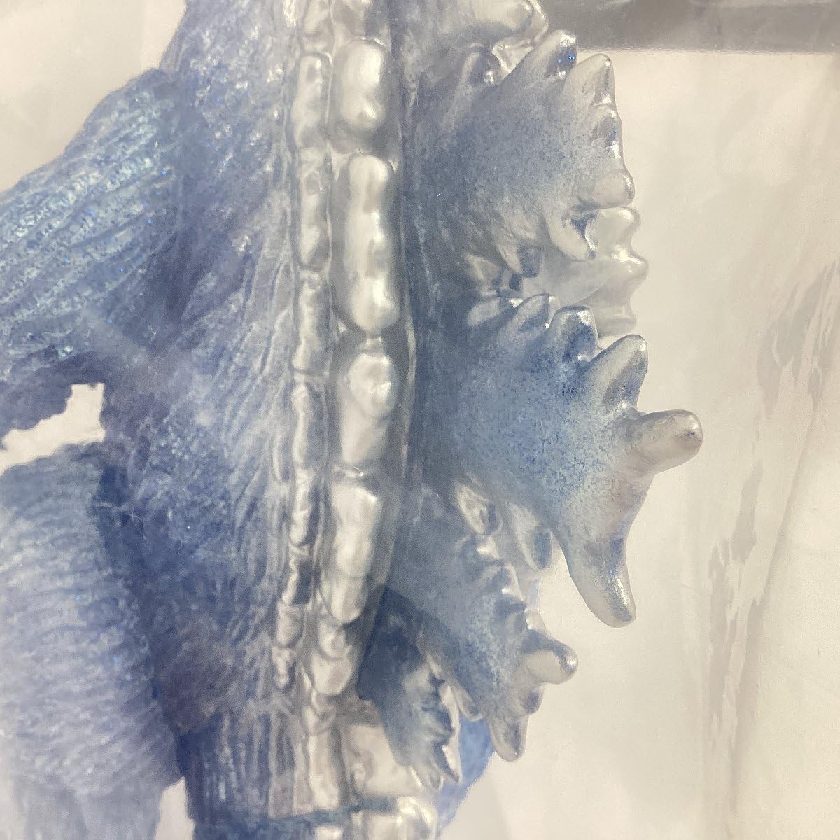 未開封 ギガブレイン キンゴジ ブルーラメ シルバー ゴジラ ソフビ GigaBrain 全高約22cm