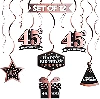 Vista 22 de LINGTEER - Serpentinas para fiesta de cumpleaños, 24