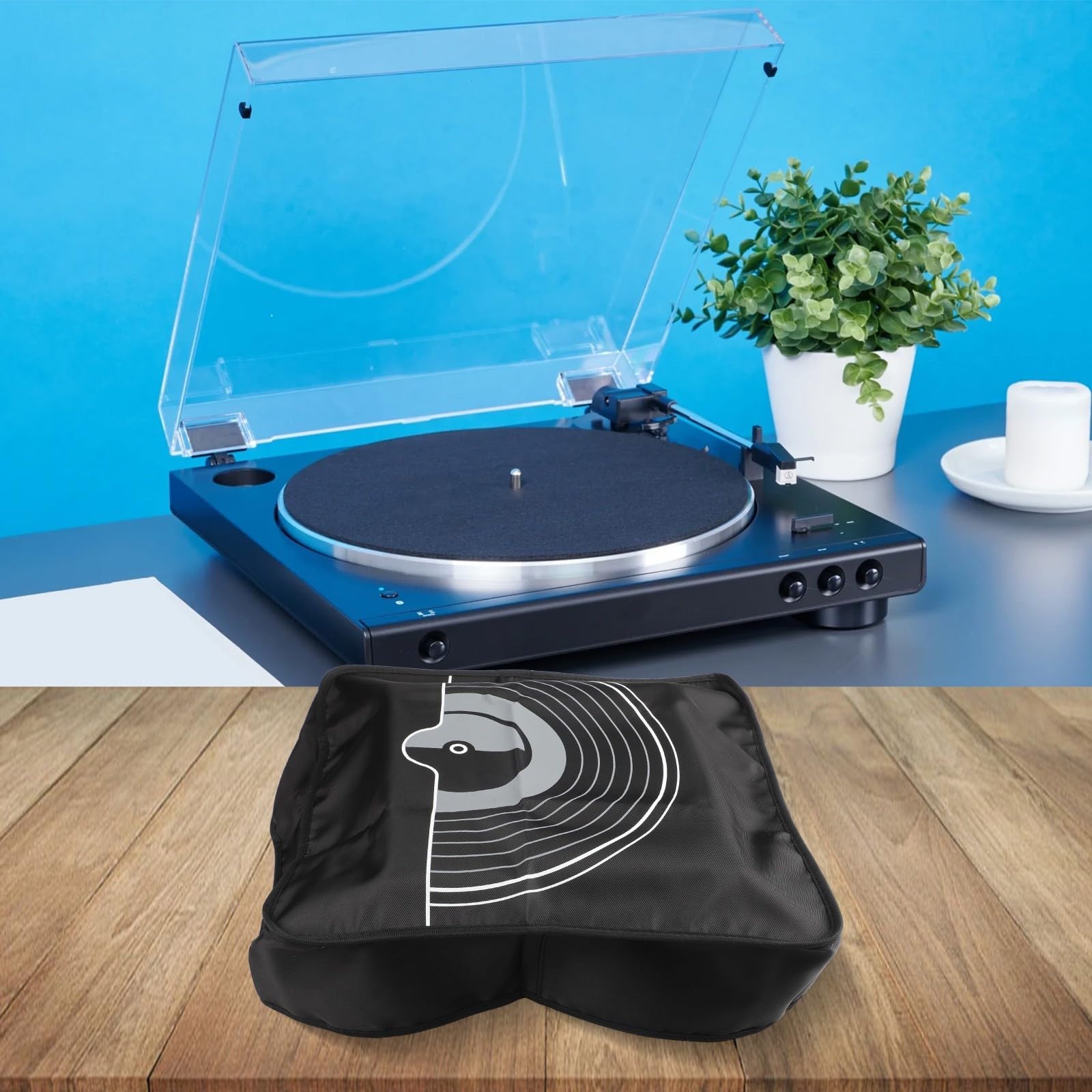 Technica ATLP60XXBT - Cubierta protectora de nailon para tocadiscos (máxima protección contra elementos)