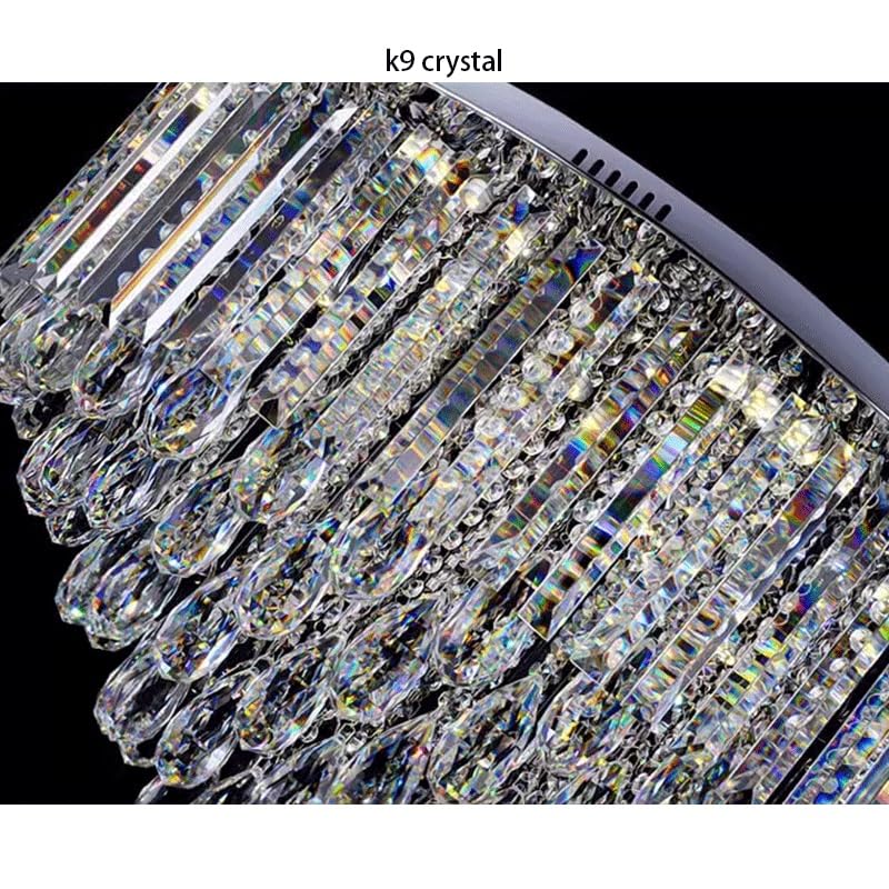 Éclairage proche du plafond LED, lampe de plafond design en cristal - 5