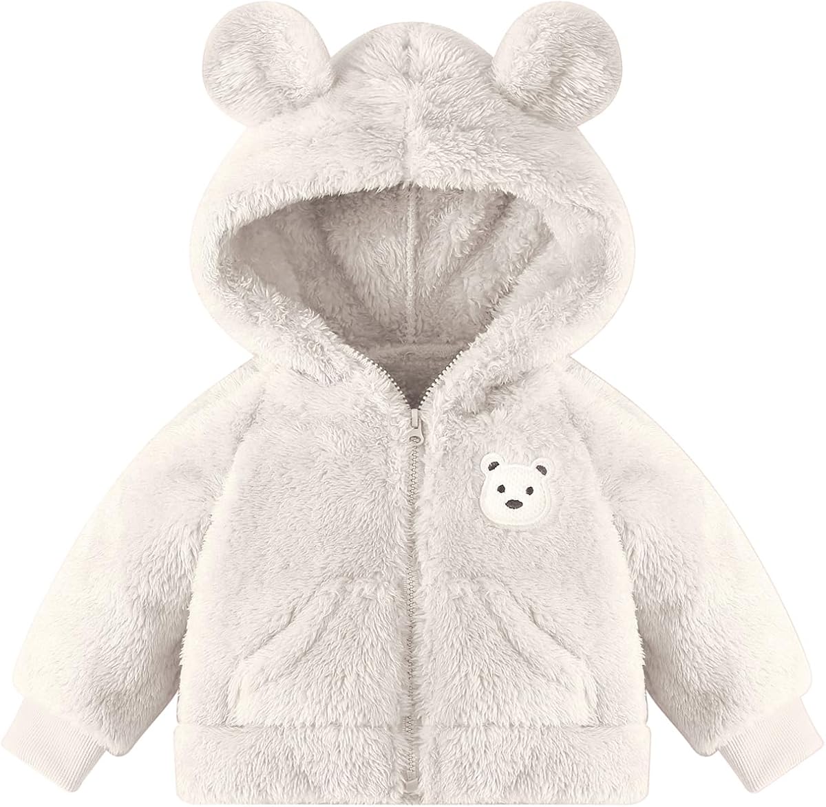 Winter Newborn Baby Boys Fleece Coats Infant Girl Jacket Toddler Hoodie For Girl