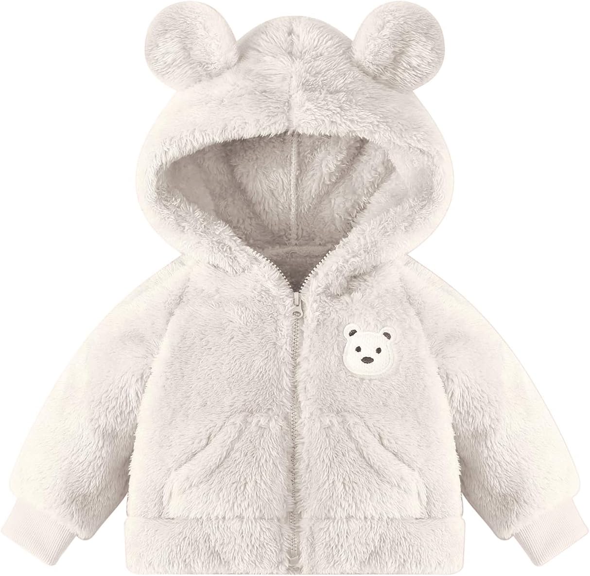 Winter Newborn Baby Boys Fleece Coats Infant Girl Jacket Toddler Hoodie For Girl