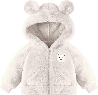 Winter Newborn Baby Boys Fleece Coats Infant Girl Jacket Toddler Hoodie For Girl