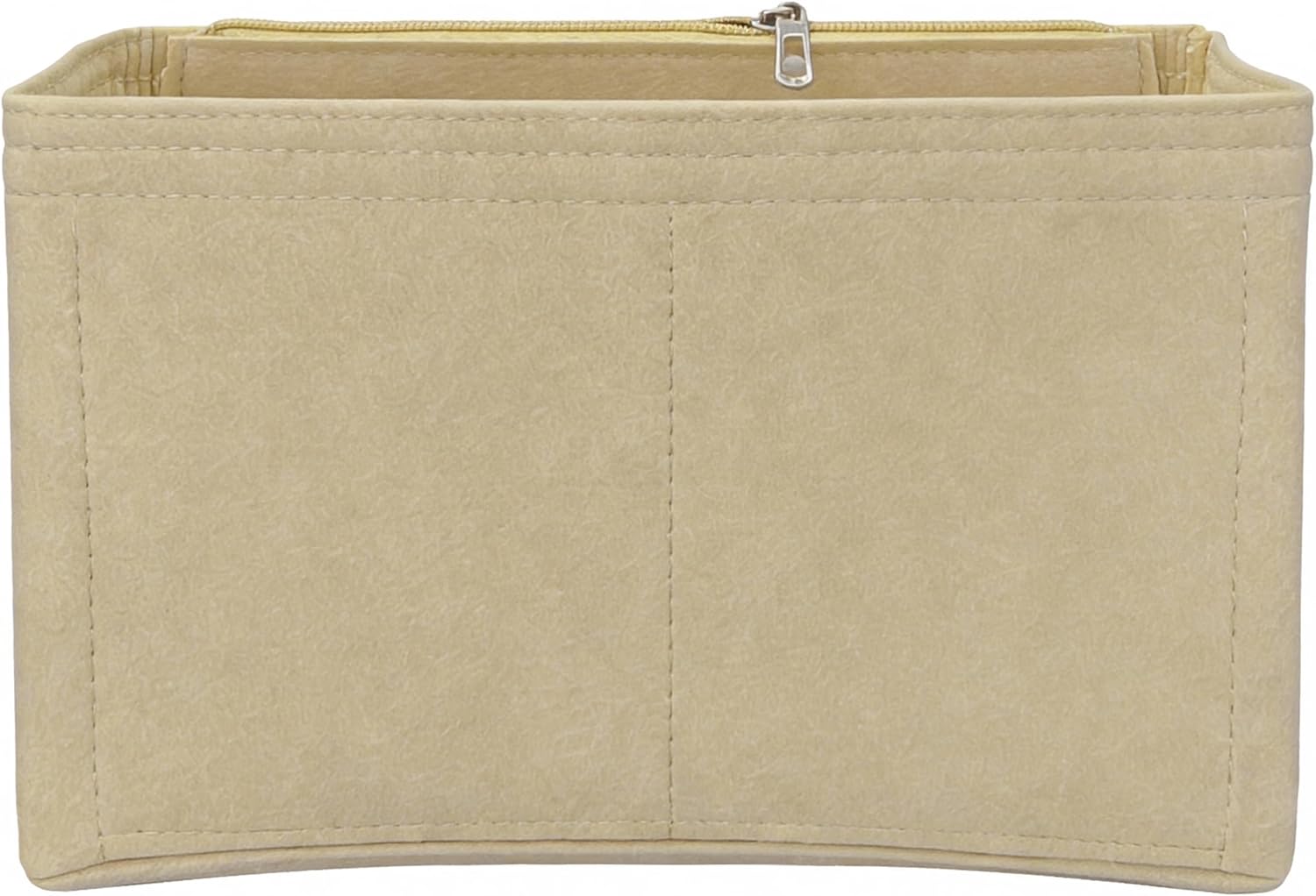 Purse Organizer Insert, Felt Bag Organizer Handbag Tote Shaper, Felt Material, Soft and Non Damaging Bag (Beige,M) - Image 7