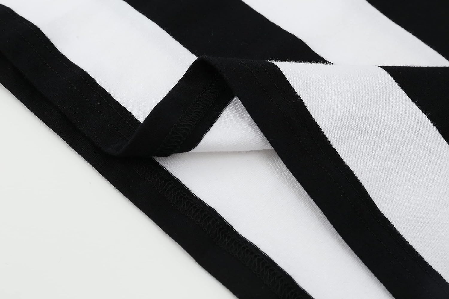 Formeet17 Men’s Long Sleeve Striped T-Shirt Stretchy Comfy Crew Neck Shirt - Image 6