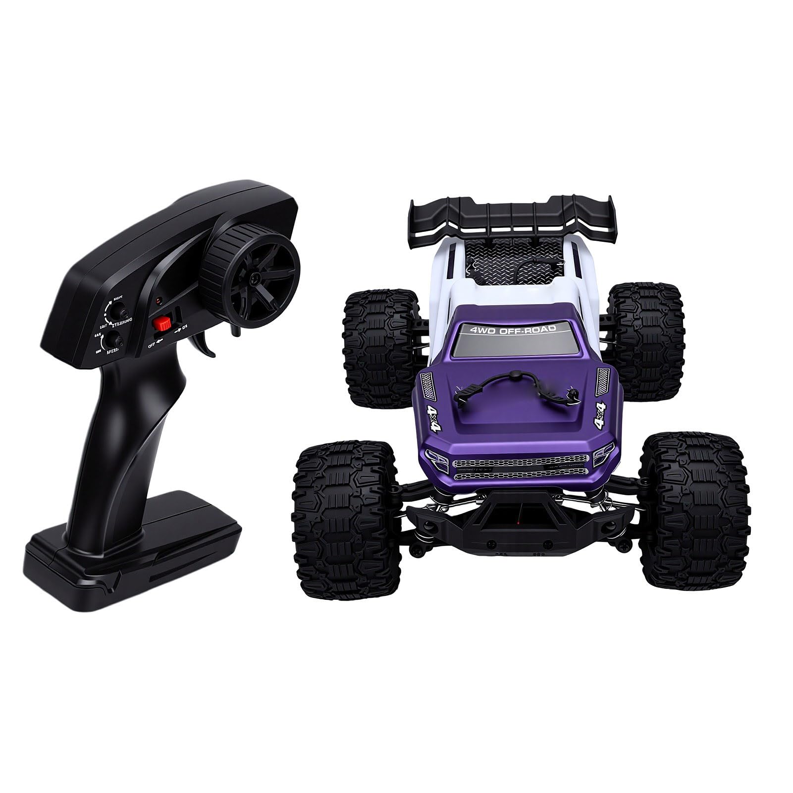 Buggy RC à L'échelle 1:14, Voiture RC Rapide 42 Km/h (Purple)