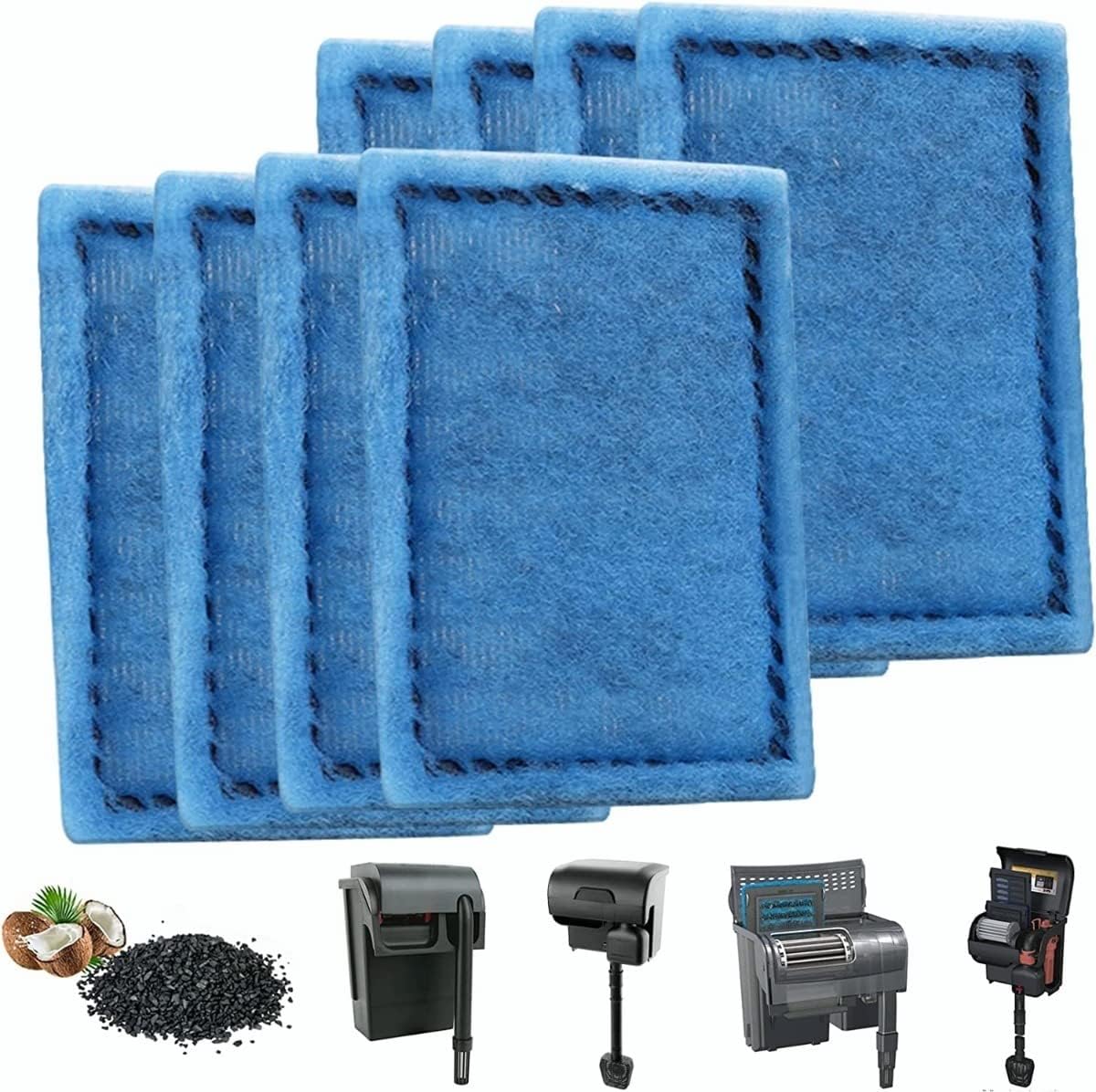 8 Pack RiteSize B Filter Cartridges for MarineLand Penguin Power