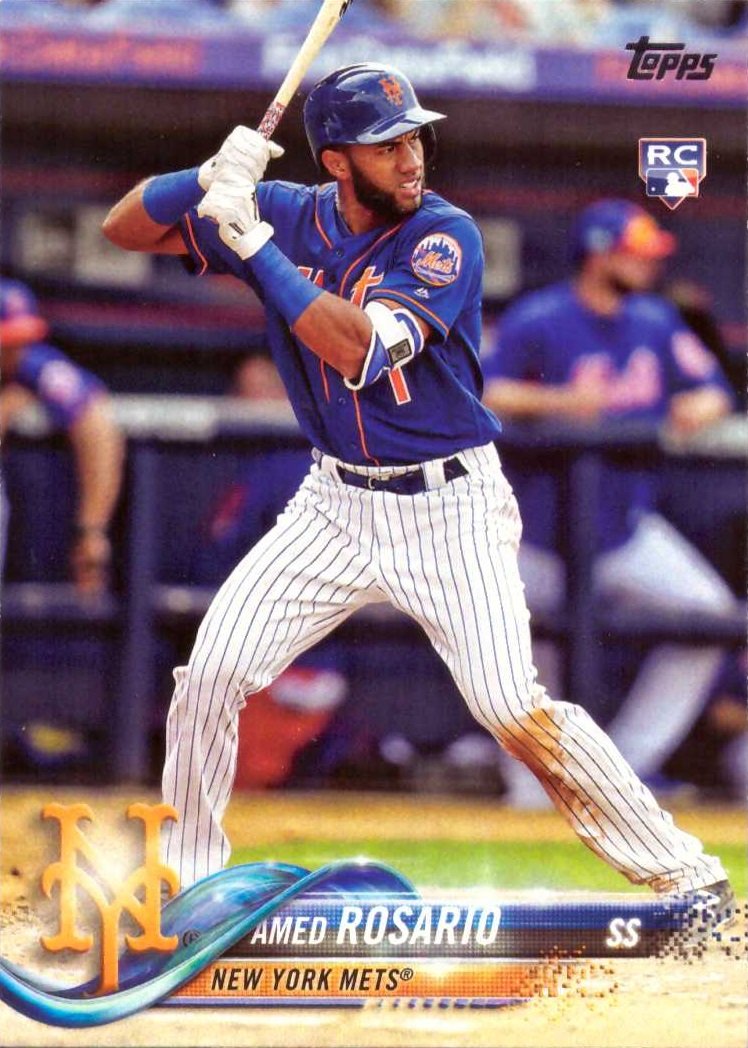 Amazon.com: 2018 Topps Baseball #63 Amed Rosario Rookie Card