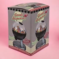 MIJOMA Elegáns Retro Édesség Adagoló Érintésérzékelővel - Tágas Fekete-Ezüst Automata Cukorkatartó, Elemes Működés, Modern Otthoni Kiegészít 9