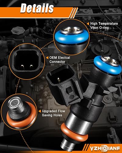 Miniatura 3 de 0280158233 Inyectores de combustible de 3.6L aptos para Jeep Grand Cherokee Wrangler para Chrysler 300 Town and Country para Dodge Avenger