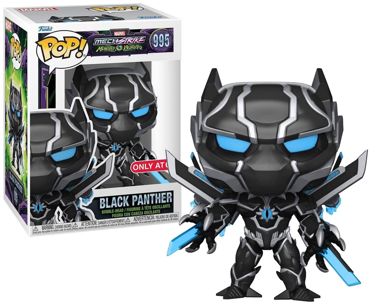 Funko POP! Marvel: Monster Hunters - Black Panther Exclusive Vinyl Figure - #995