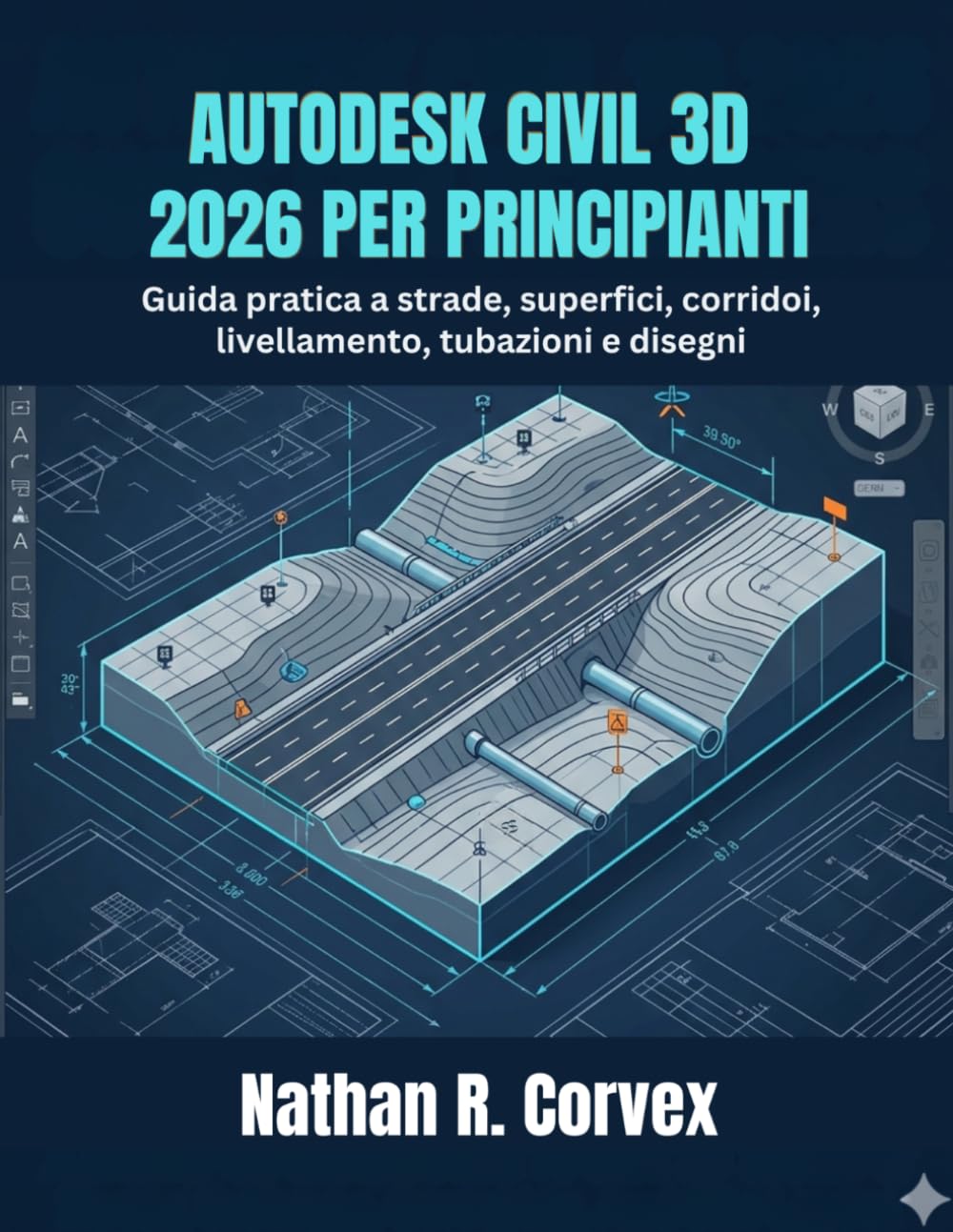 Civil 3D 2026 débutant modélisation route surface et nivellement vrd