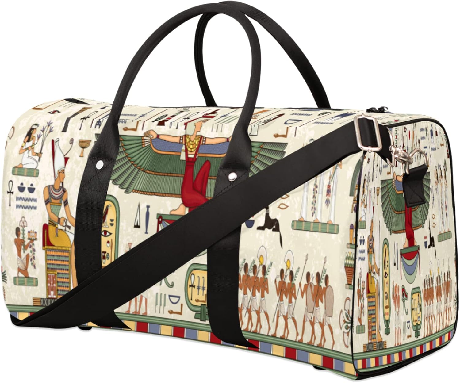 Travel Duffel Bag Ancient Egypt Egyptian Waterproof Weekend Overnight Bag Carryon
