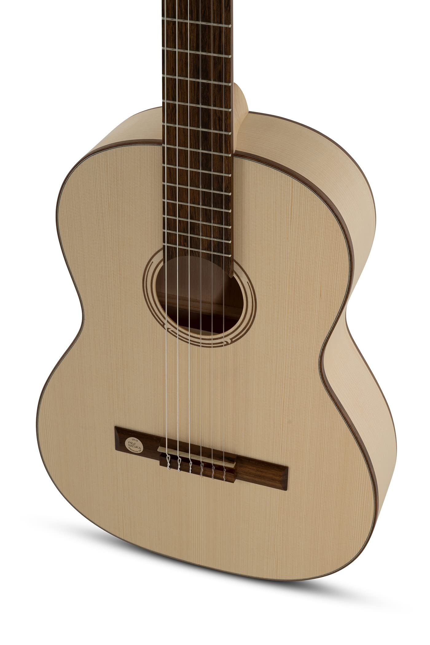 GEWA guitare de concert, guitare classique Pro Natura Silver - taille 4/4 - table en épicéa massif - fond/éclisses érable - couleur naturelle - satiné - cordes Hannabach - fabriquée en Europe
