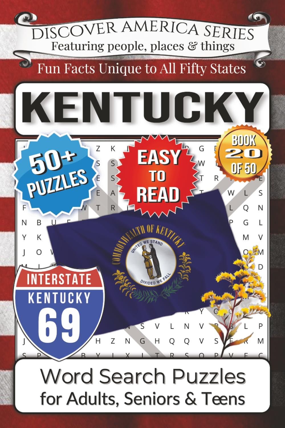 Discover America Word Search: Kentucky