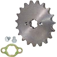 Vista 13 de 428-10T-0.669 in - Piñón de motor delantero para motocicleta se adapta a motocicletas de 50 cc, 70 cc, 110 cc, 125 cc, mini bicicleta ATV Quad