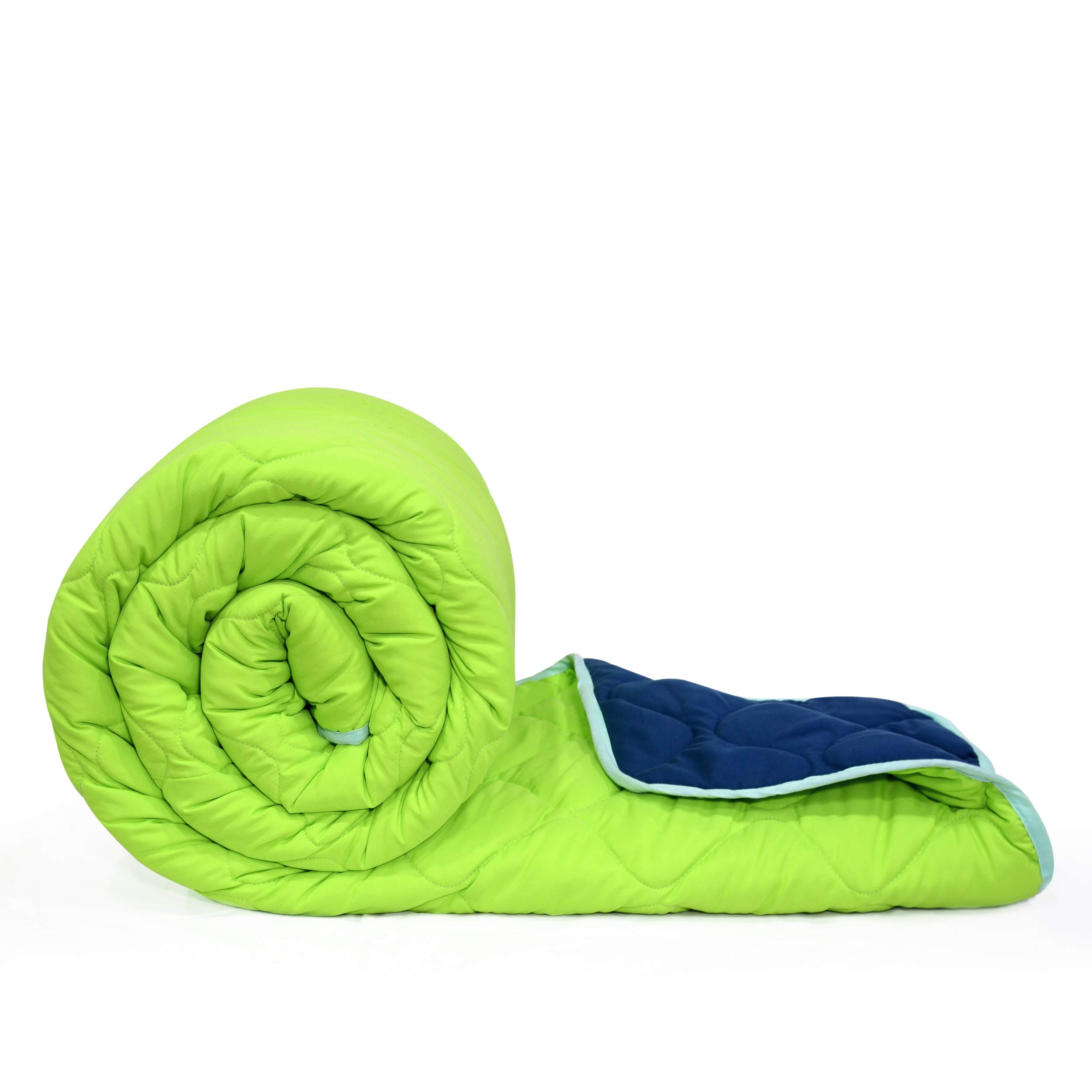 Divine Casa Sofitel Solid Polyester Double Comforter, Green